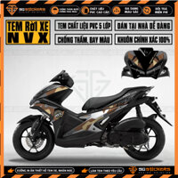 Tem Rời Xe Dán Xe NVX Thiết Kế Camo Polygon | NVX28 | Decal PVC Chống, Nước Bền Màu Dành Cho NVX 2017 - 2021