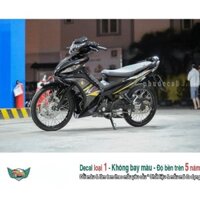 Tem rời xe Exciter 135 Lc xám đen
