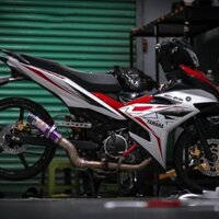 Tem rời xe exciter 150 trắng đỏ . Đổi màu khác liên hệ shop