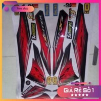 Tem rời xe Exciter 2006 đỏ đen