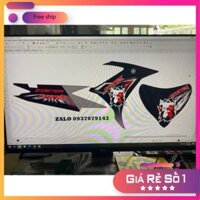 Tem rời xe Exciter 2011 King drag đỏ đen