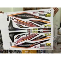 Tem rời xe honda sonic 150 dán xe trắng