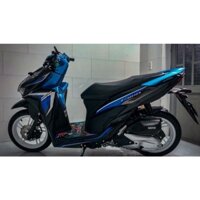 Tem Rời Xe Honda Vario 150 Phối Xanh Dán Xe Đen