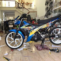 Tem rời xe Satria họa tiết Tom and Jerry #decal nhãn dán