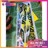 Tem rời xe Satria vàng đen