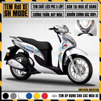Tem Rời Xe SH Mode Mẫu Mèo Doraemon | SM08 | Decal SH Mode 2015 - 2019 Và 2020 - 2021 Chống Nước, Cắt Sẵn