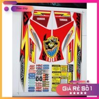 Tem rời xe Sirius đỏ bạc