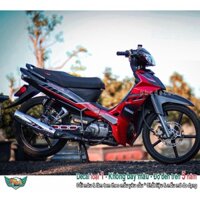 Tem rời xe Sirius Rc đỏ đen copy cover (A)