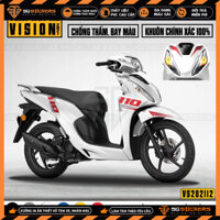 Tem Rời Xe Vision 2015 - 2022 Mẫu 110 Cách Điệu | VS12 | Decal Dán Xe Vision Cắt Khuôn Sẵn, Chống Nước