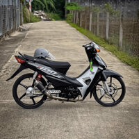 Tem rời xe wave 100 đen bạc xám cực đẹp 2024 ( Decal PVC cao cấp không bay màu )