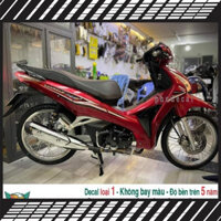 Tem rời xe Wave 125i đỏ