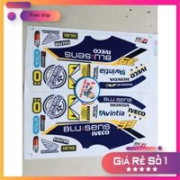 Tem rời xe wave 2016 trắng tím