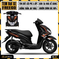 Tem Rời Xe Yamaha FreeGo Mẫu The Amazing Matic | FG-12 | Decal Dán Xe FreeGo 125 / S Bản Đặc Biêt & Bản Thường