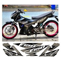 tem satria f150 đen xám 2