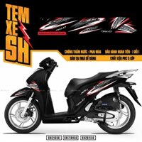 Tem SH Mẫu Chữ Đời 2022 2021 2020 2019...  | SH56 | Team Decal Rời Hình Dán Xe Máy SH 150i Chống Nước Bền Màu