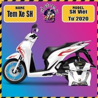 Tem SH Mẫu Mới in UV Mực Nổi Trong Suốt Chống Nước Giá 1 Bộ