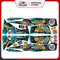 Tem Sirius 110Cc & 50Cc Mẫu Cá Chép - Tem Xe Sirius 3 Lớp Cao Cấp Chống Nước Chống Phai Màu | DECALTRANCANH