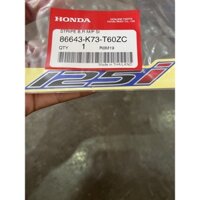 Tem số 125i Honda Future125 2022 nền xanh chính hãng