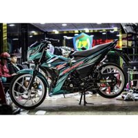 Tem Suzuki Satria F150 V4 - Tặng Logo