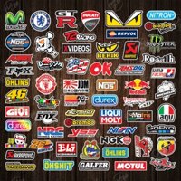 Tem tấm 60 logo sticker decal hình dán không trùng trang trí xe máy đạp nón bảo hiểm laptop cao cấp