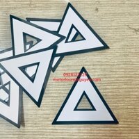 TEM TAM GIÁC DÁN DÈ SAU HONDA CD50  VÀ CD125 BENLY