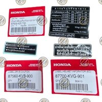 Tem thông số Scoopy Thái