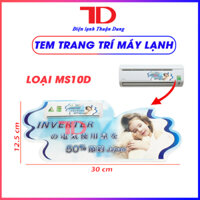 Tem trang trí máy lạnh, máy giặt, tủ lạnh nội địa Nhật - MS10D
