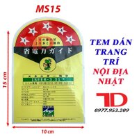 Tem trang trí máy lạnh, máy giặt, tủ lạnh nội địa Nhật - Hồng phấn