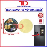 Tem trang trí máy lạnh, máy giặt, tủ lạnh nội địa Nhật - MS27