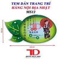 Tem trang trí máy lạnh, máy giặt, tủ lạnh nội địa Nhật - Hồng