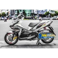 Tem Trùm Air Blade Đen Trắng Sport