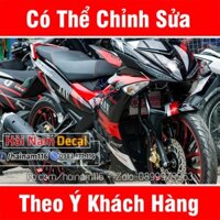 Tem Trùm Exciter 150 Đen Đỏ Jav