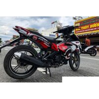Tem trùm exciter 150 đỏ đen tiger, độ team trùm decal xe máy ex dán đời 2015-2020