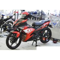 Tem trùm exciter 150 đỏ đen, độ team trùm decal xe máy ex dán đời 2015-2020