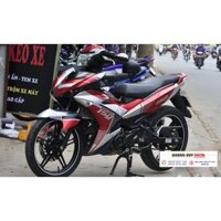 Tem trùm exciter 150 đỏ xám, tem exciter 150, team trùm exciter 150, tem xe exciter 150, team trùm ex 150, team xe excit