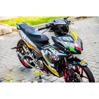 Tem trùm exciter 150 monster nhiều màu, độ team decal xe ex dán đời 2015-2020