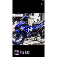 TEM TRÙM EXCITER 150 Movistar Xanh GP, độ team trùm decal xe máy ex dán đời 2015-2020