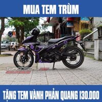 Tem Trùm Exciter 150 need for speed đen tím - Tặng tem vành phản quang trị giá 130.000đ