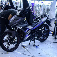 Tem trùm Exciter 150 yamaha xanh đen nhám - Độ dán team trùm decal xe máy - Team trùm ex decal rẻ đẹp và chất  xan