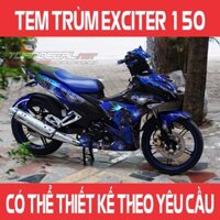 Tem Trùm Exciter 150 Zone of the enders Đẹp - Đổi màu sắc và họa tiết theo yêu cầu