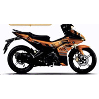 Tem trùm EXCITER 155 yamaha CAM- Độ dán team trùm decal xe máy  - Team trùm decal rẻ đẹp và chất
