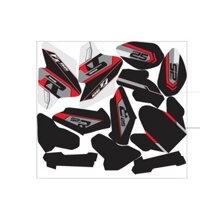 tem trùm fz150i đỏ đen