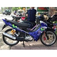 tem trùm jupiter movitar mx xanh đen màng bóng chất liệu mcall
