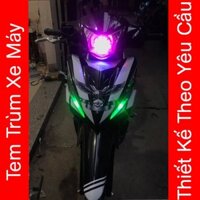 Tem trùm wave RSX đen trắng po.li.ce - Độ dán team trùm decal xe máy wave RSX đen trắng po.li.ce - Team trùm decal xe máy wave rẻ đẹp và chất