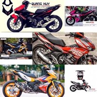 Tem Trùm Winner X , Độ Dán Tem Decal Xe Thiết Kế Rẻ Đẹp Theo Yêu Cầu
