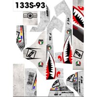 tem trùm xe điện 133s SHARK xám đỏ