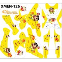 Tem trùm xe điện Xmen mã 126