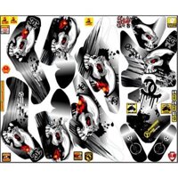 TEM TRÙM XE ĐIỆN XMEN MÃ 256 MẦU ĐEN PHA TRẮNG