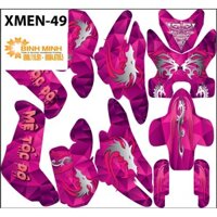 Tem trùm xe điện Xmen mã 49