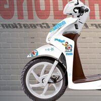 Tem Trùm Xe Honda Vision Xanh Trắng